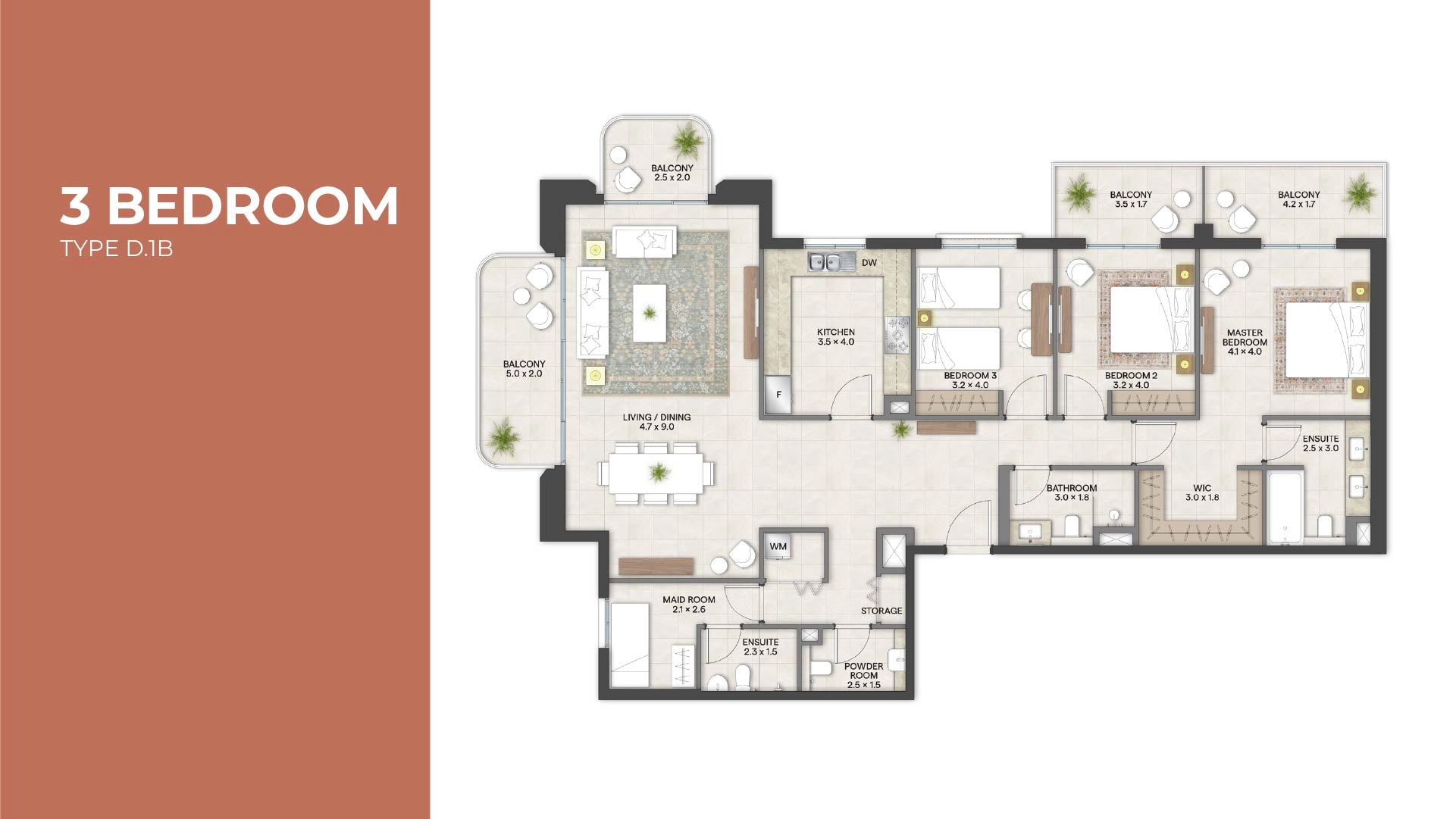 3 BR